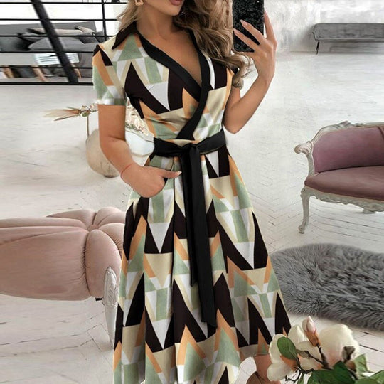 Robe Maxi en Coton pour Femmes avec Taille Cintrée 11