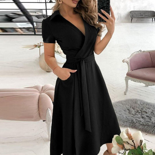 Robe Maxi en Coton pour Femmes avec Taille Cintrée 6