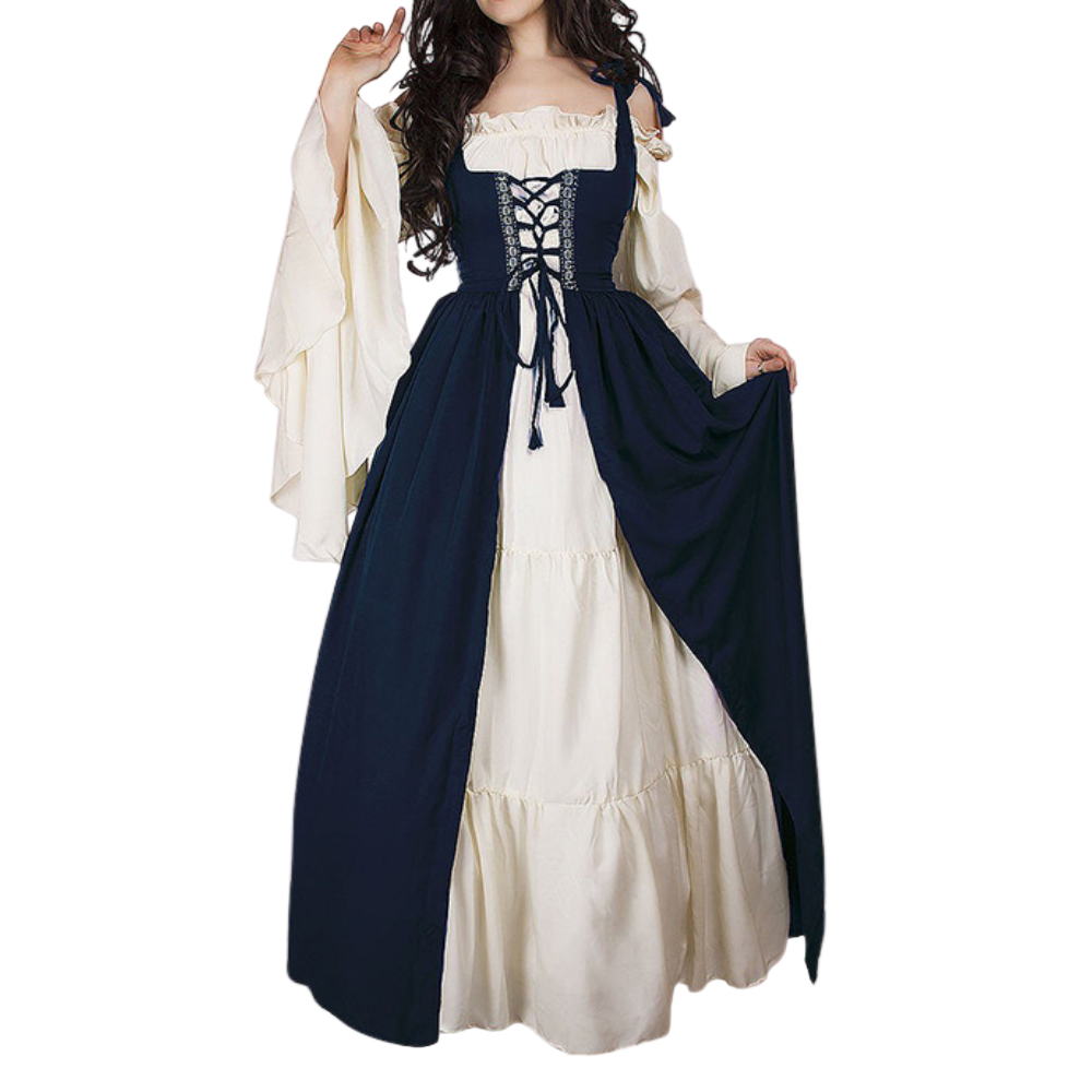 Robe Médiévale Femme Classique Longue pour Costume Moyen Âge 0