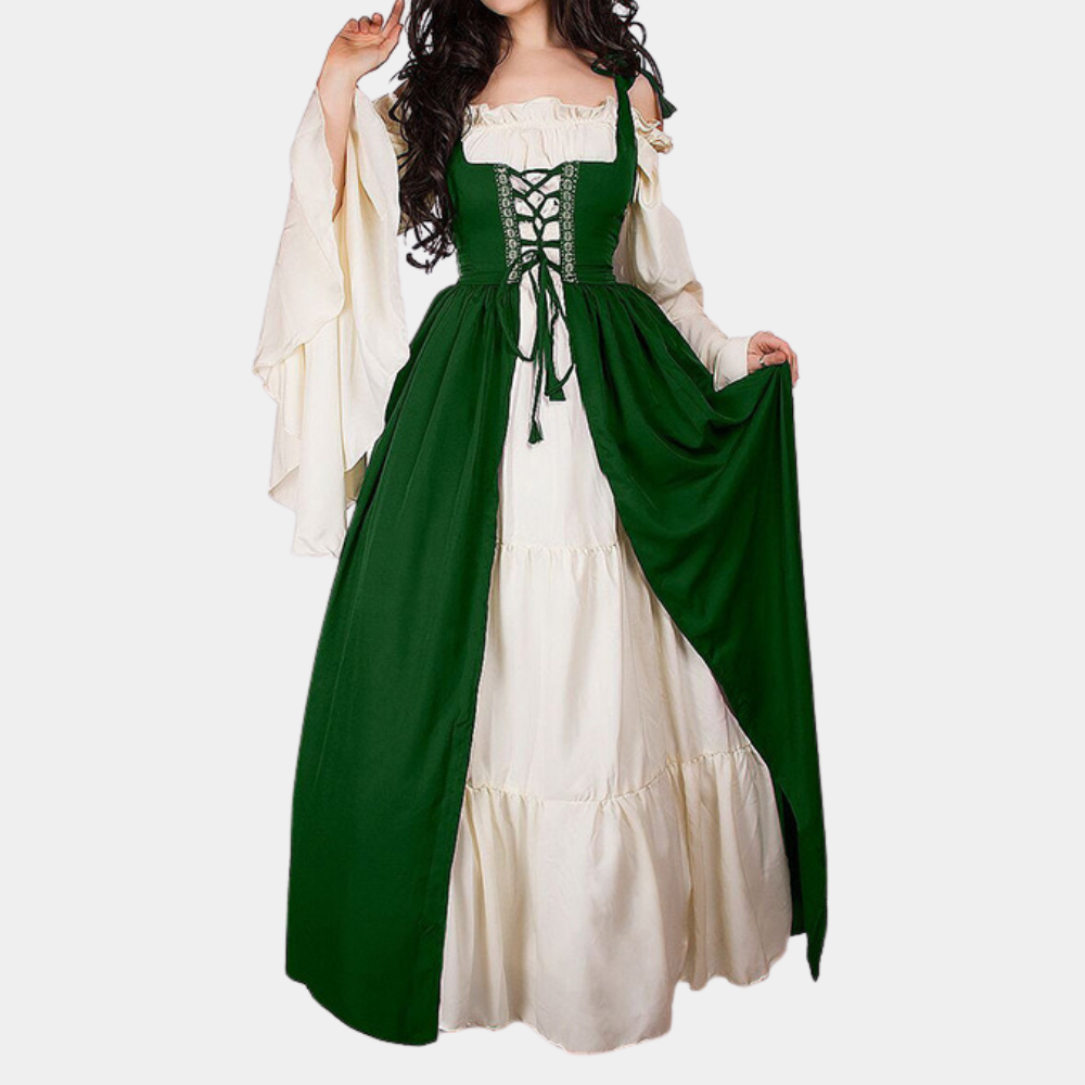 Robe Médiévale Femme Classique Longue pour Costume Moyen Âge 2