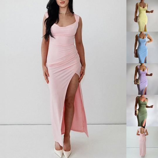 Robe Midi Femme Design Sophistiqué 2