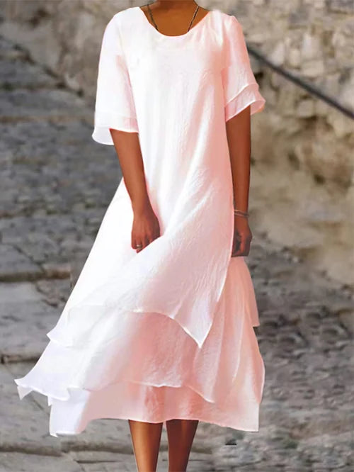 Robe Midi Femme Élégante 1