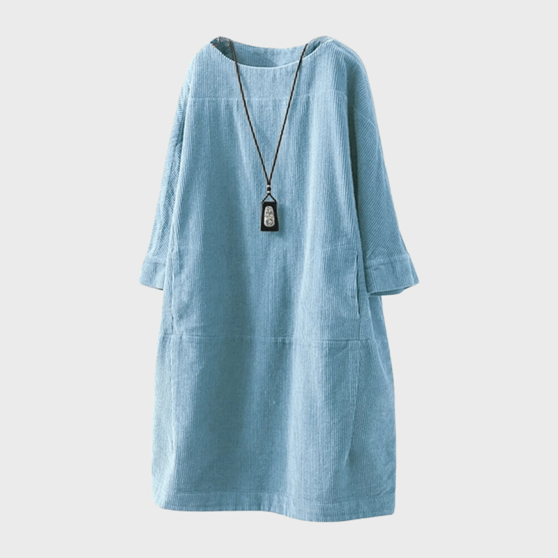 Robe Midi en Velours pour Femmes au Style Vintage 1