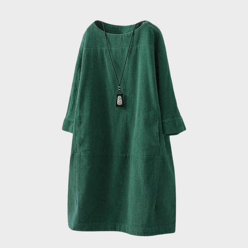 Robe Midi en Velours pour Femmes au Style Vintage 2
