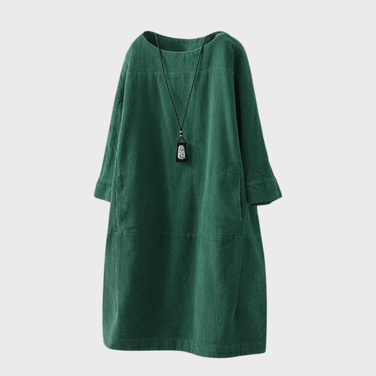 Robe Midi en Velours pour Femmes au Style Vintage 2