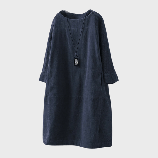 Robe Midi en Velours pour Femmes au Style Vintage 3