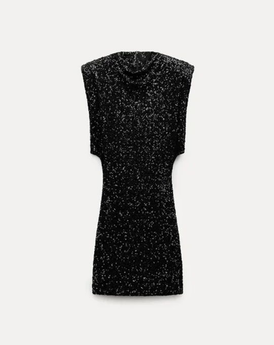 Robe Mini à Paillettes pour Femmes Chic 3