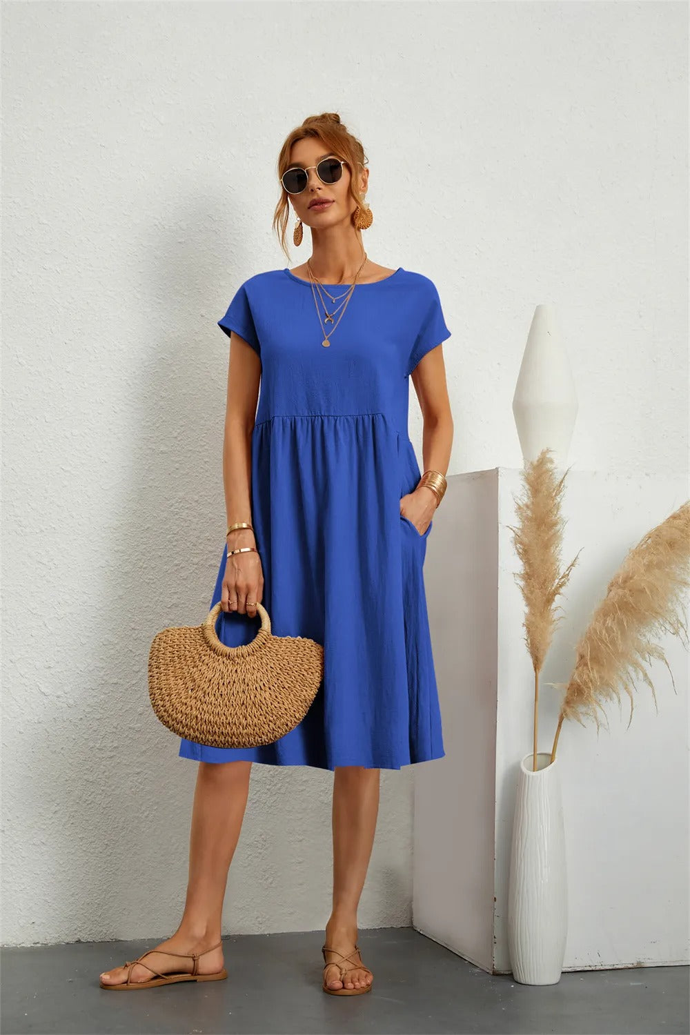 Robe Moderne Femme Élégante en Tissu de Qualité 11