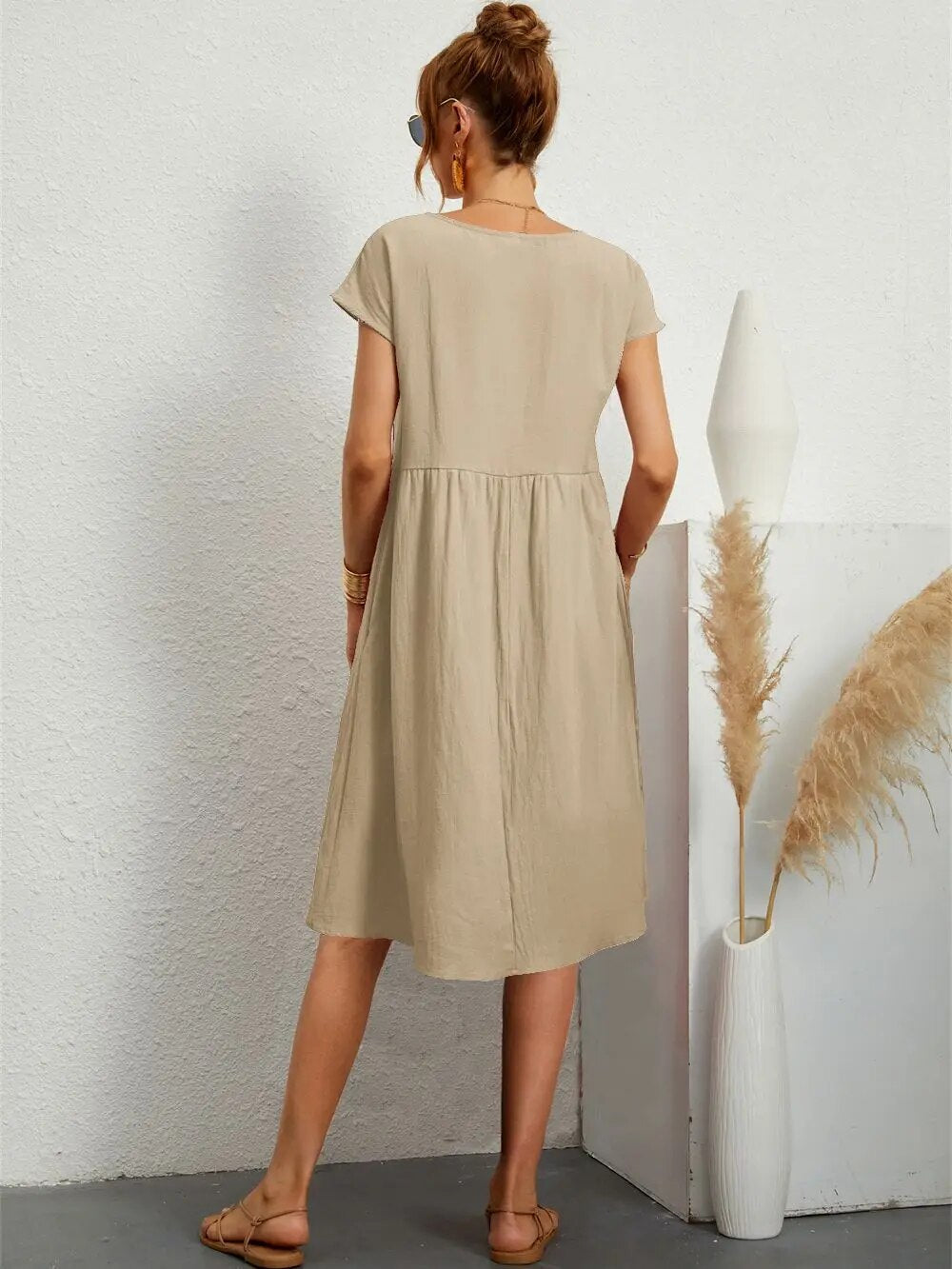 Robe Moderne Femme Élégante en Tissu de Qualité 5