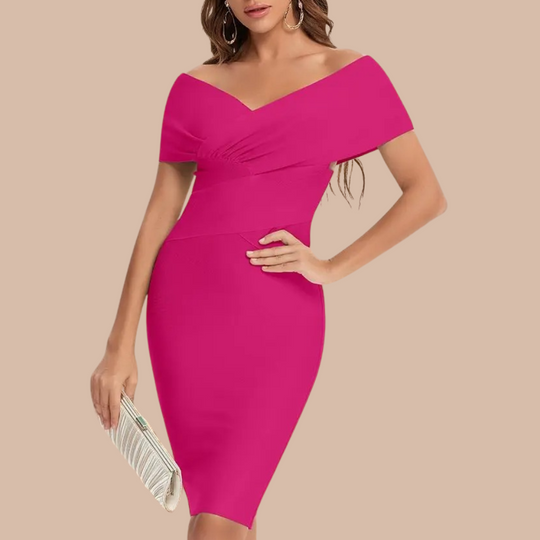 Robe Off-Shoulder pour Femmes Élégante 4