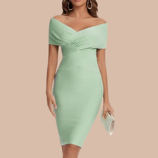 Robe Off-Shoulder pour Femmes Élégante 5