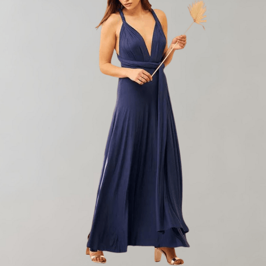 Robe Portefeuille Femme Polyvalente Maxi en Tissu Doux 8