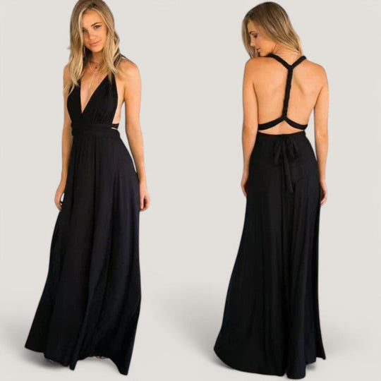 Robe Portefeuille Femme Style Polyvalent en Polyester 4