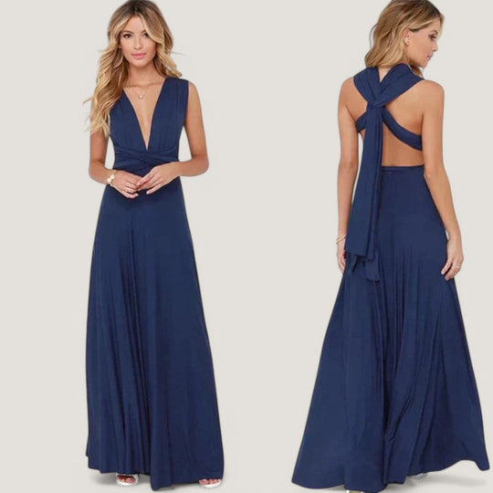 Robe Portefeuille Femme Style Polyvalent en Polyester 6