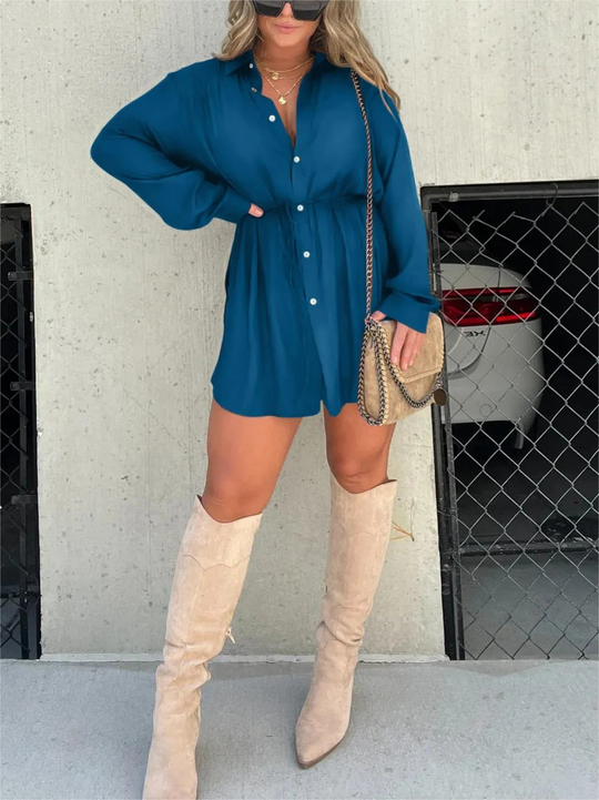Robe Romper Femme Satinée Tendance 13