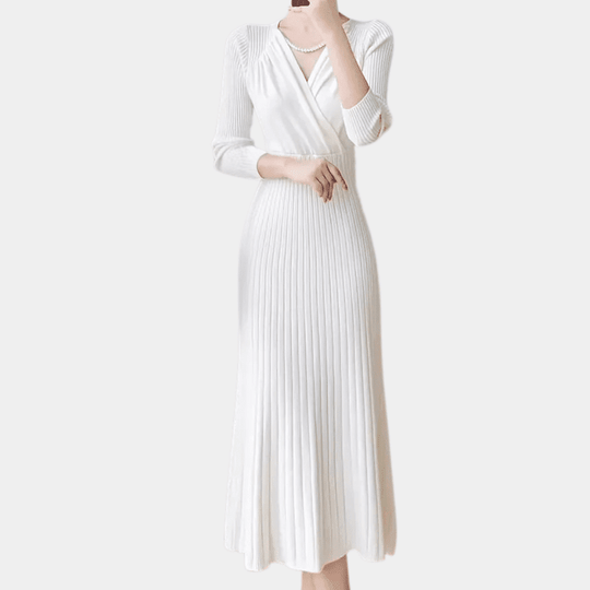 Robe Tricotée Confortable pour Femmes Style Intemporel 1