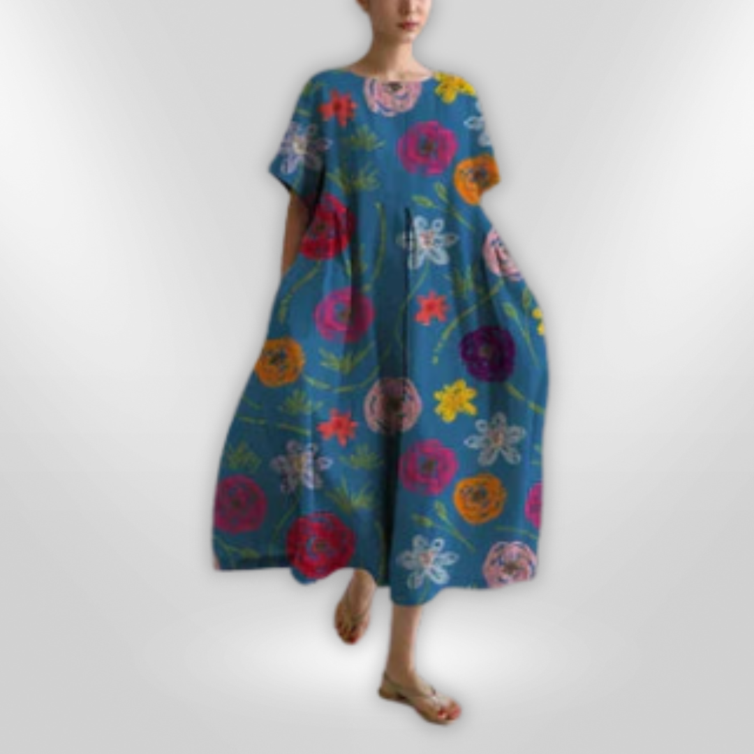 Robe à Fleurs Femme Style Décontracté Coton 11