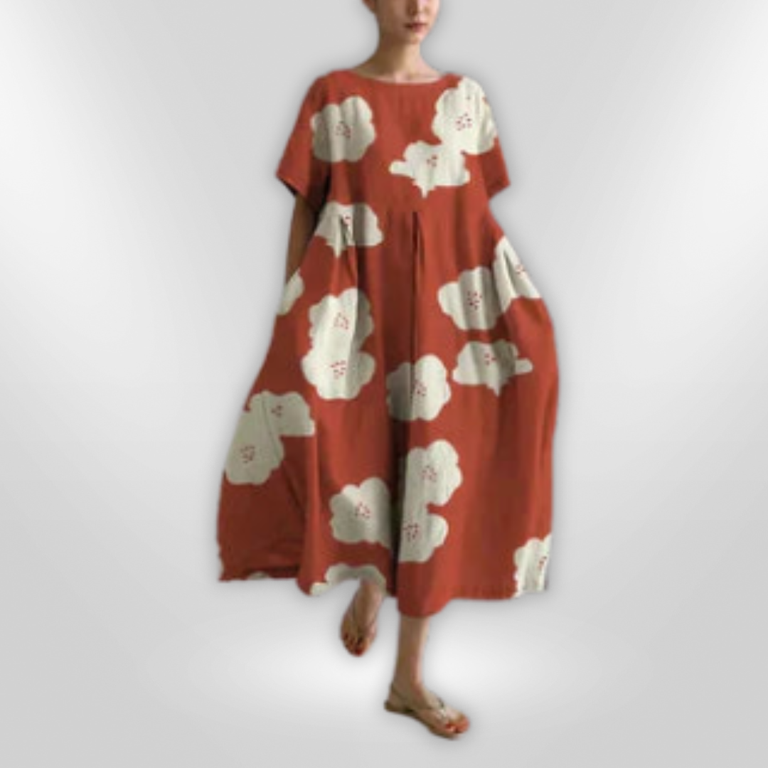 Robe à Fleurs Femme Style Décontracté Coton 8