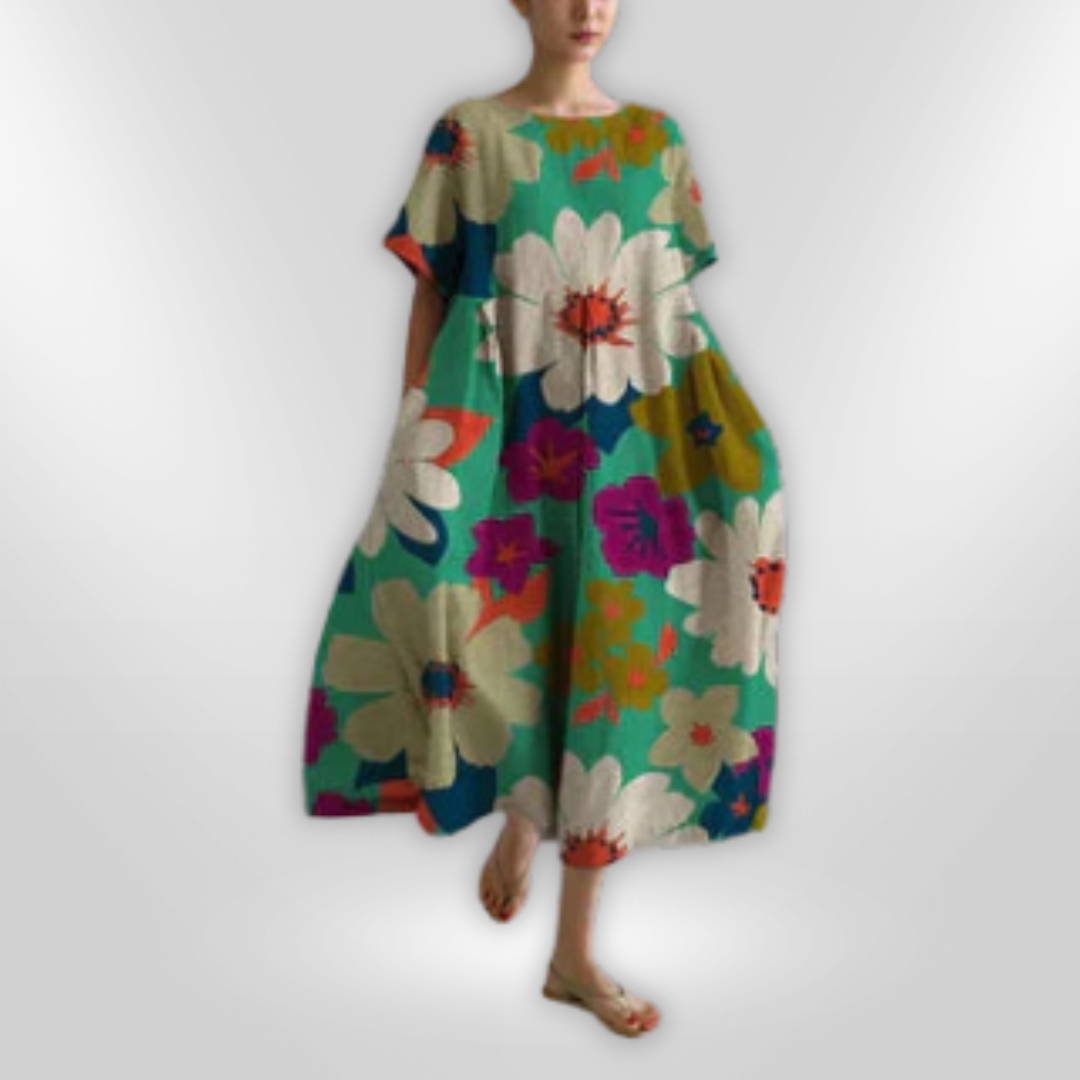 Robe à Fleurs Femme Style Décontracté Coton 9