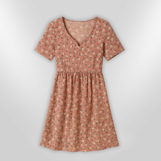 Robe d'Été Femme Imprimé Floral Aérien 3