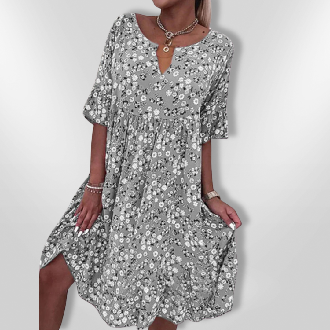 Robe d'Été Femme Imprimé Floral Aérien 5