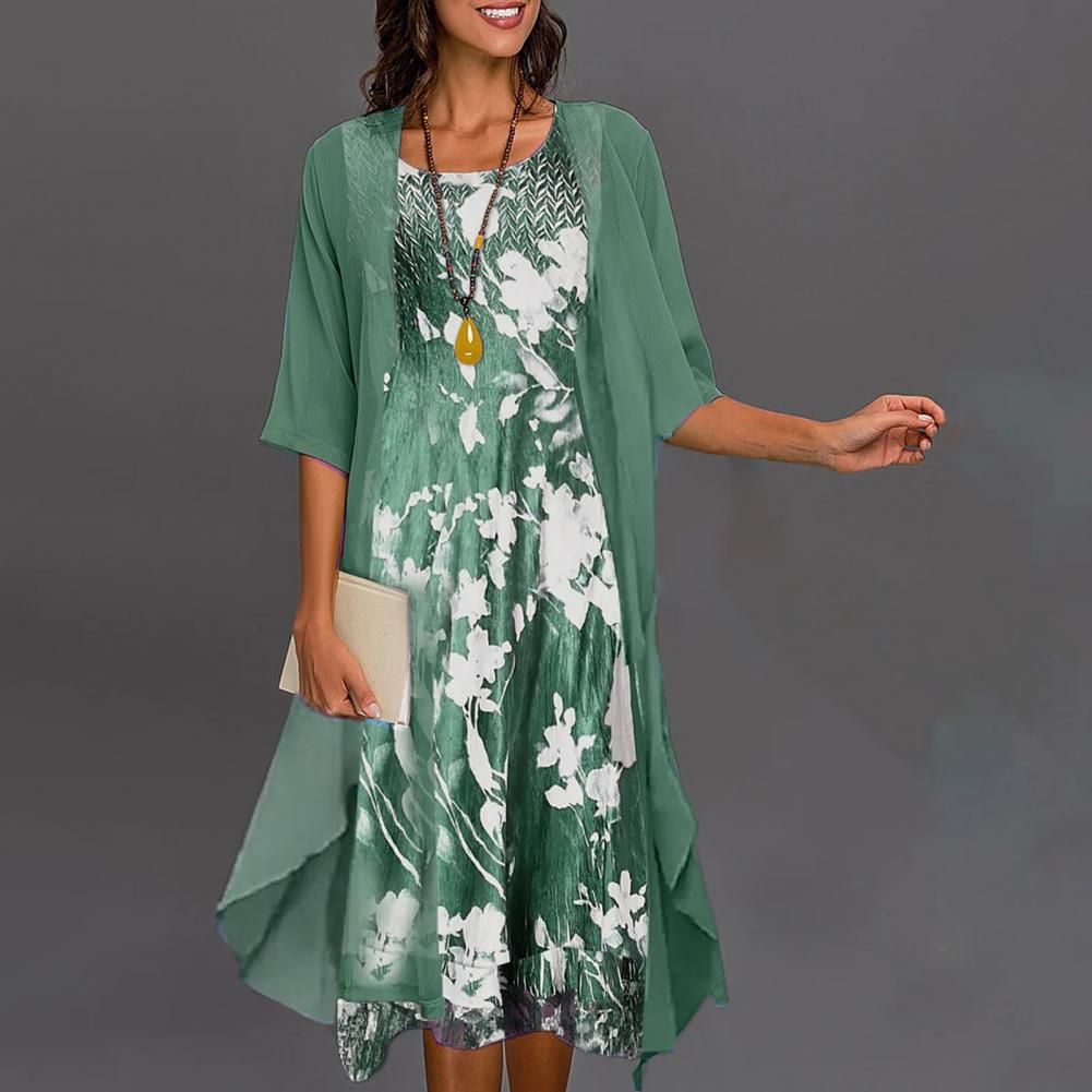 Robe d'automne à taille élastique 3