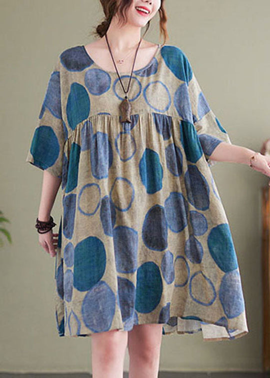 Robe d'été Ample à Col Rond pour Femmes 2