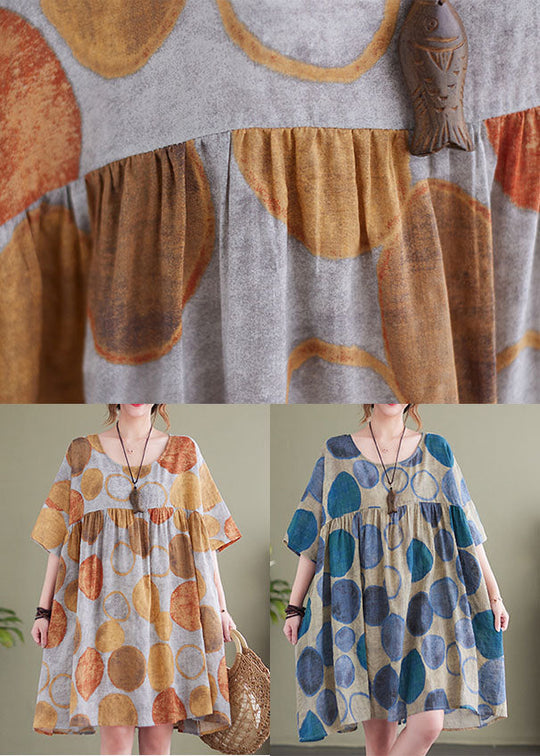 Robe d'été Ample à Col Rond pour Femmes 4