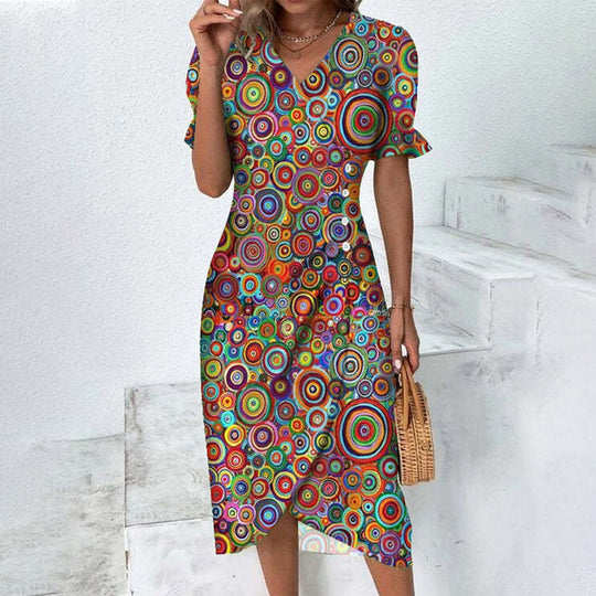 Robe d'été Femme Fluide en Polyester 5