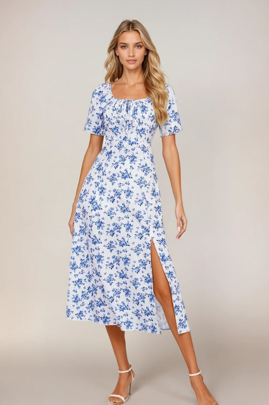 Robe d'été Fleurie pour Femme Chic et Confortable 3
