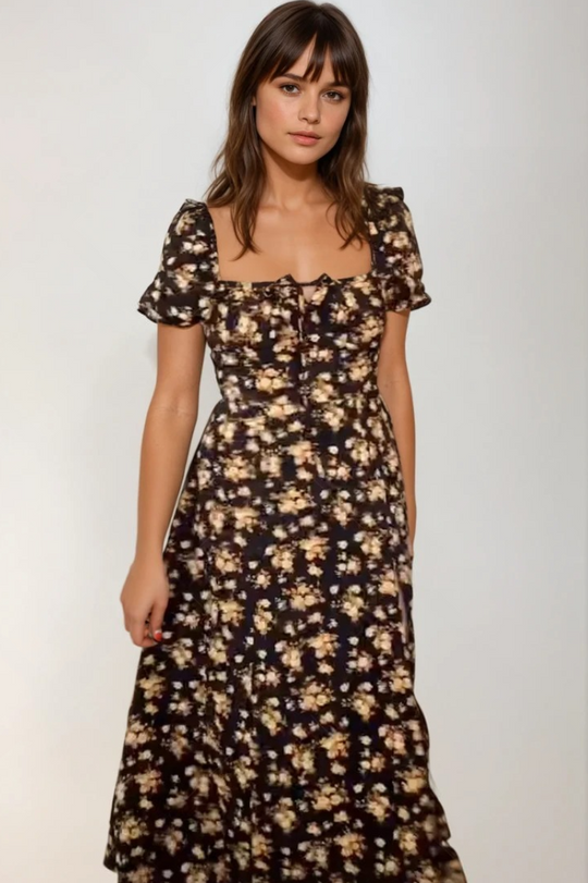 Robe d'été Fleurie pour Femme Chic et Confortable 4