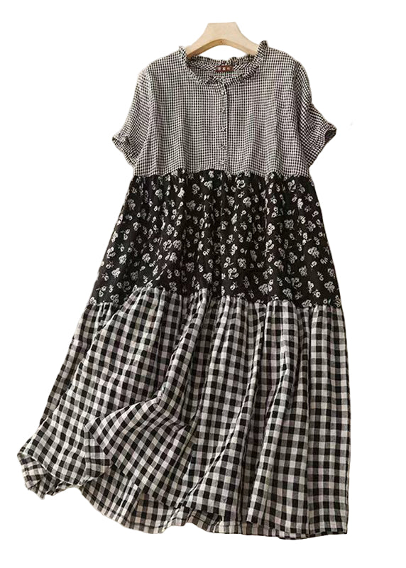 Robe d'été à volants en patchwork 0