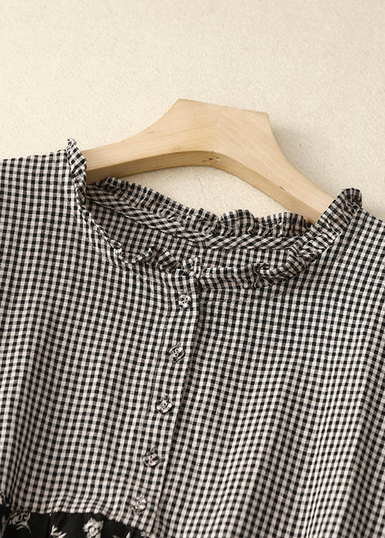 Robe d'été à volants en patchwork 2