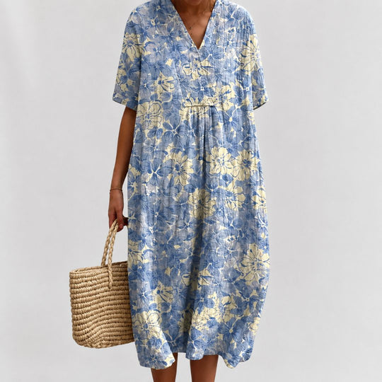 Robe d'été ample à fleurs pour femme 10