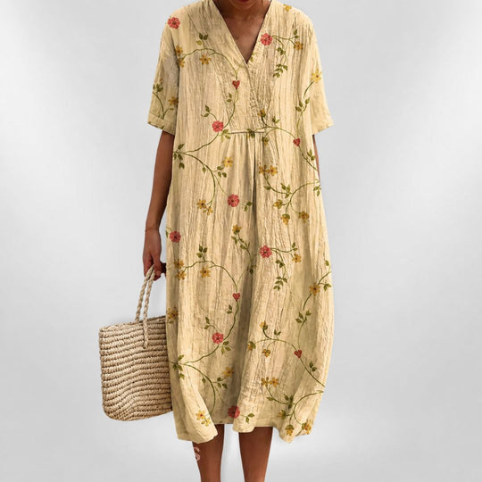 Robe d'été ample à fleurs pour femme 13
