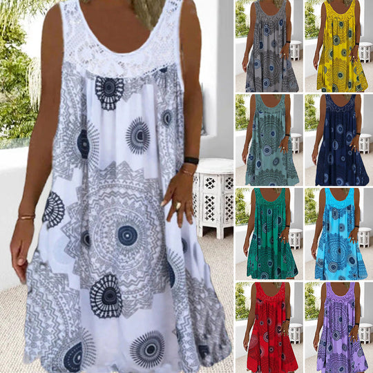 Robe d'été sans manches pour femmes - Style décontracté 1