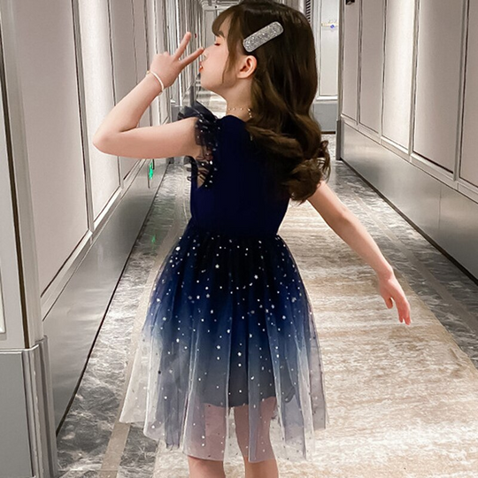 Robe de Danse Enfant Tendance Aérée Pour Printemps Et Été 1