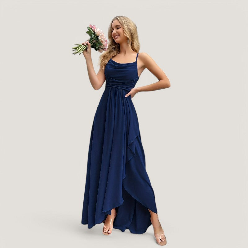 Robe de Demoiselle d'Honneur Femme Chiffon Printemps 15