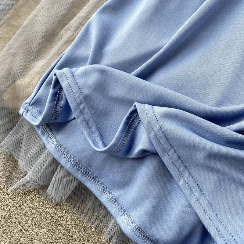 Robe de Soirée Femme Col Montant Accents Floraux 4