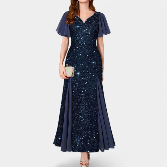 Robe de Soirée Femme Décolleté Coeur en Polyester 7