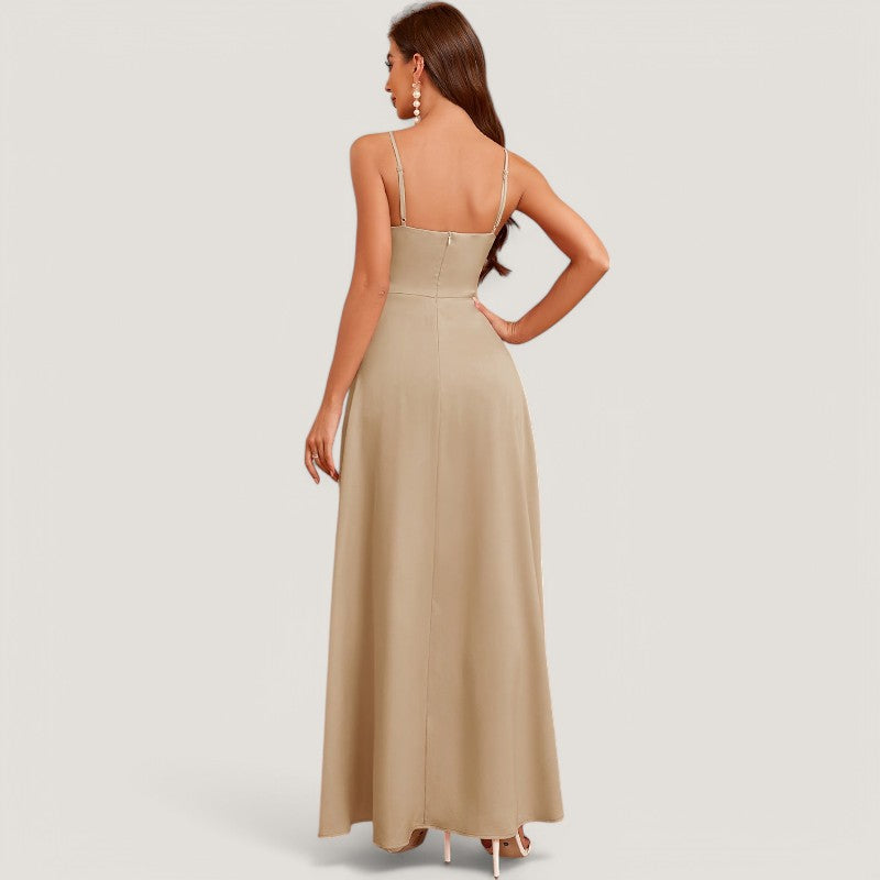 Robe de Soirée Longue Décolleté Bardot Femme 2