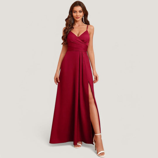 Robe de Soirée Longue Décolleté Bardot Femme 3