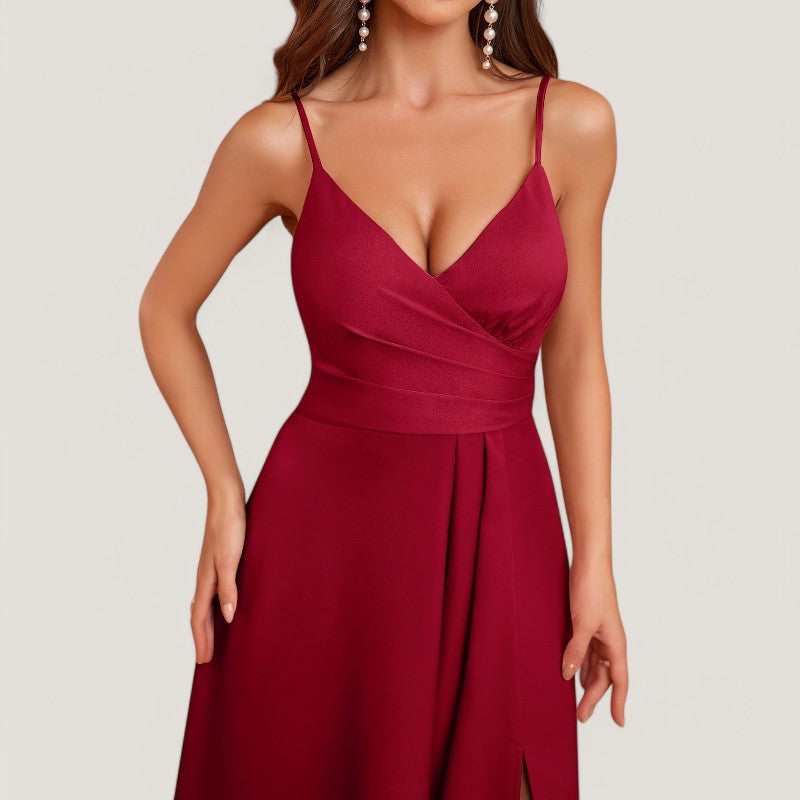 Robe de Soirée Longue Décolleté Bardot Femme 6