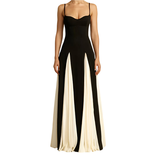 Robe de Soirée Longue Femme Élégante Tissu Doux Polyvalent 0