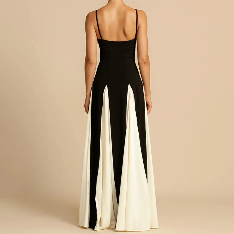 Robe de Soirée Longue Femme Élégante Tissu Doux Polyvalent 5