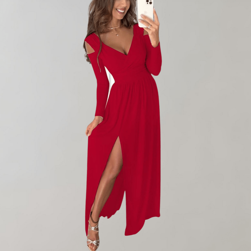 Robe de soirée Femme Confortable en Tissu Respirant 4