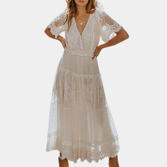 Robe en Dentelle Classique pour Femmes 1