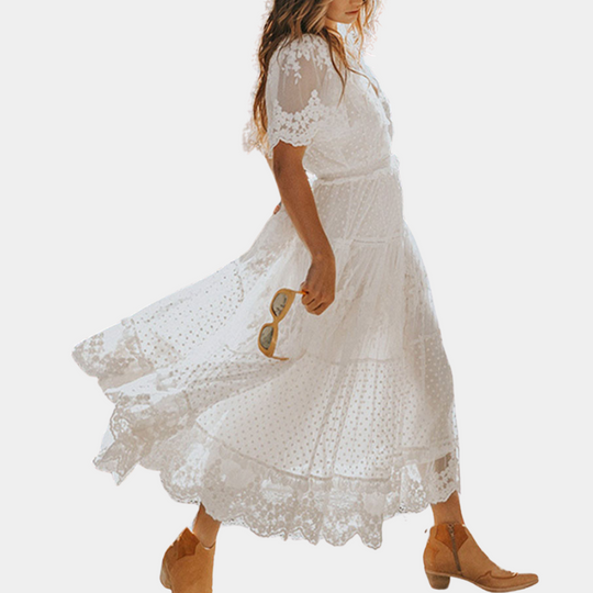 Robe en Dentelle Classique pour Femmes 2