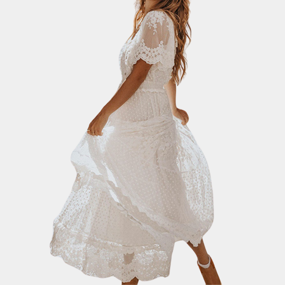 Robe en Dentelle Classique pour Femmes 3