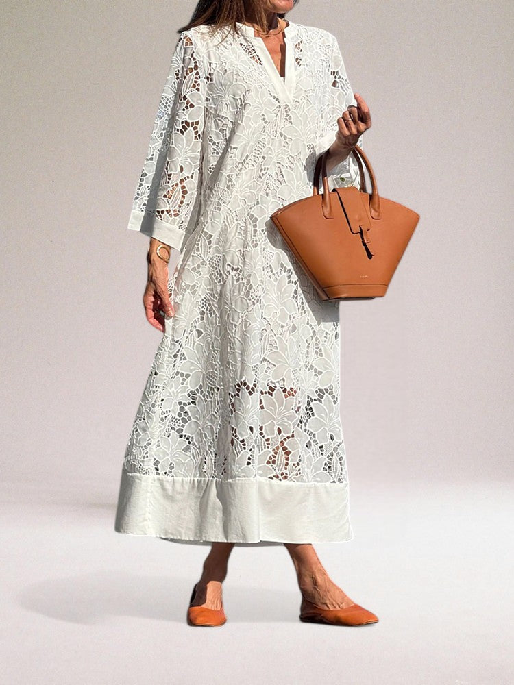 Robe en Dentelle Femme Élégante et Sophistiquée 1